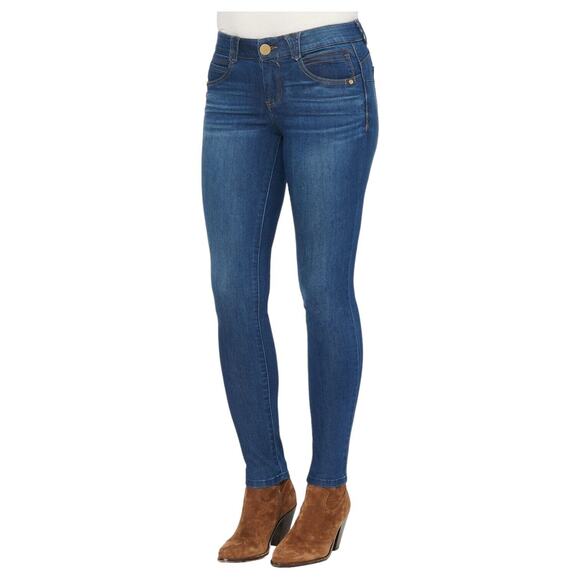 Democracy Jeans Womens 6 Ab Solution Jegging Booty Lift Mid Rise Skinny Blue - Picture 16 of 16